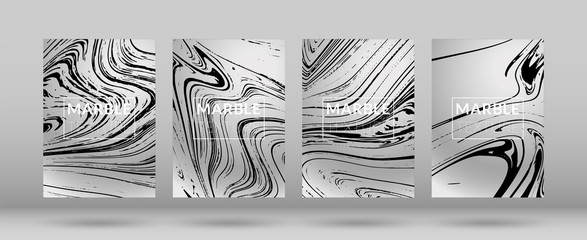 Set of Metal Marble Covers