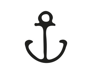anchor icon design illustration,hand drawn style design, designed for web and app