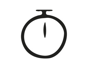 stopwatch icon design illustration,hand drawn style design, designed for web and app