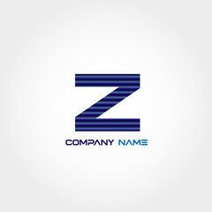 Initial Letter Z Logo Template Design Vector