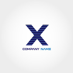 Initial Letter X Logo Template Design Vector