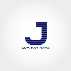 Initial Letter J Logo Template Design Vector