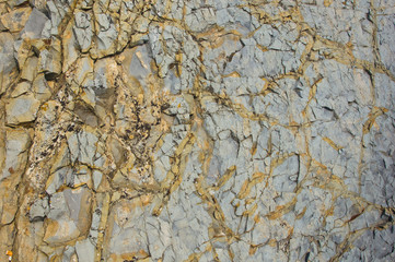 rocks and stones of the sea coast