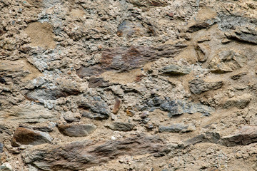 Surface of an old brick wall 