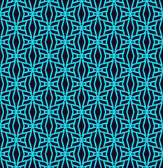 Vector seamless pattern. Modern stylish linear texture. Repeating geometric tiles with line elements.