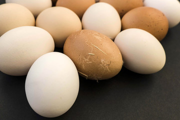 natural village chicken egg.


