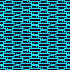 Vector seamless pattern. Modern stylish linear texture. Repeating geometric tiles with line elements.