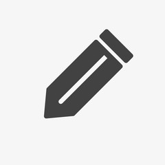 Edit icon, Tools and utensils icon. Glyph, Solid style