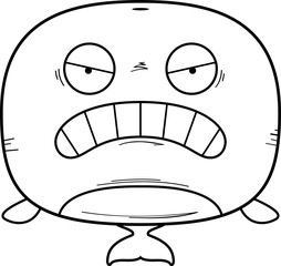 Angry Cartoon Whale