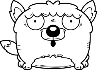 Surprised Little Wolf