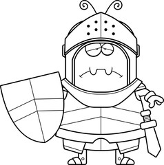 Sad Cartoon Ant Knight