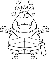 Cartoon Ant Queen Armor Hug