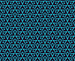 Seamless pattern. Ornament geometric. Linear abstract background.