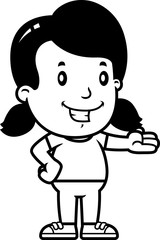 Cartoon Girl Presentation