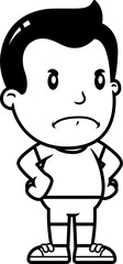 Cartoon Boy Angry