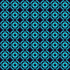 Seamless pattern. Ornament of lines and curls. Linear abstract background.