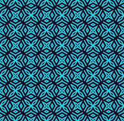 Seamless pattern. Ornament of lines and curls. Linear abstract background.