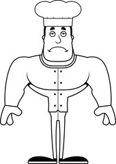 Cartoon Sad Chef