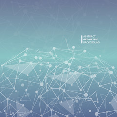 Geometric technology background. Vector abstract graphic design. EPS10