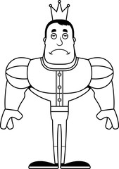 Cartoon Sad Prince