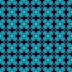Vector seamless pattern. Modern stylish linear texture. Repeating geometric tiles with line elements.