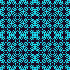 Vector seamless pattern. Modern stylish linear texture. Repeating geometric tiles with line elements.