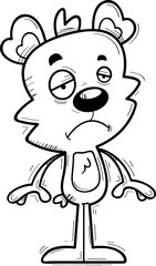 Sad Cartoon Male Bear