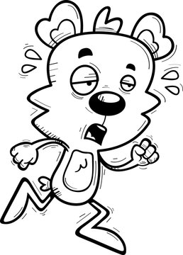 recommend clip art: Exhausted Cartoon Male Bear