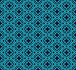 Vector seamless pattern. Modern stylish linear texture. Repeating geometric tiles with line elements.
