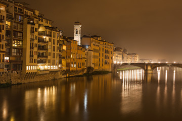 Obraz premium A peaceful night in Florence