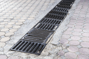 grid iron street waste water sewage