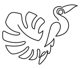 Bird one line