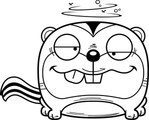 Cartoon Goofy Chipmunk