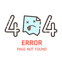 404  error page not found miss paper with white background  design template for website background graphic