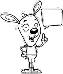 Cartoon Bunny Talking