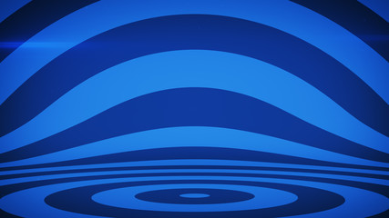 Abstract background with blue concentric circles