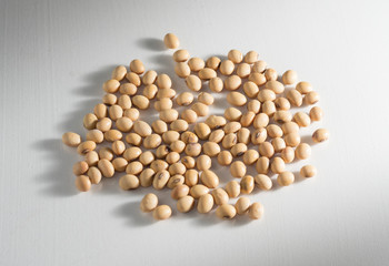 Soy beans on table,still life.