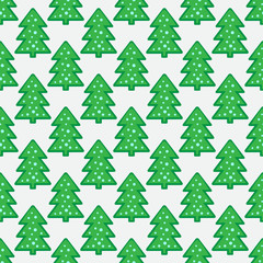 Seamless with Christmas tree.