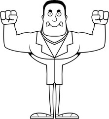 Cartoon Angry Doctor