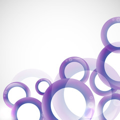 Abstract background with circles