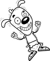 Cartoon Dog Jumping