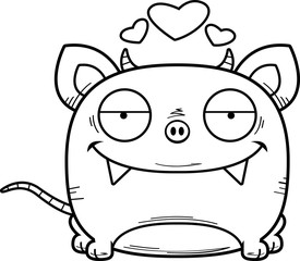 Cartoon Chupacabra Love