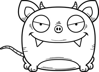 Cartoon Sly Chupacabra