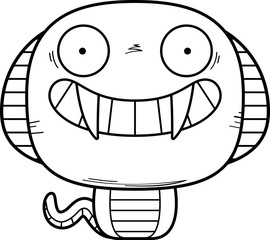 Happy Cartoon Cobra