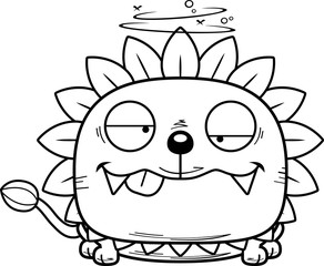Cartoon Goofy Dandelion Lion