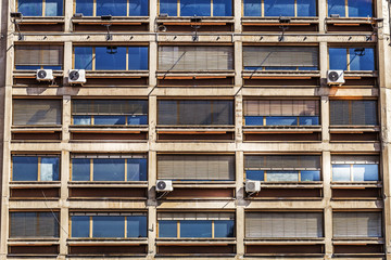 Western city gate of Belgrade, with many windows