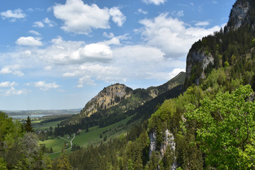 Fototapeta na wymiar Mountain landscape. Germany.