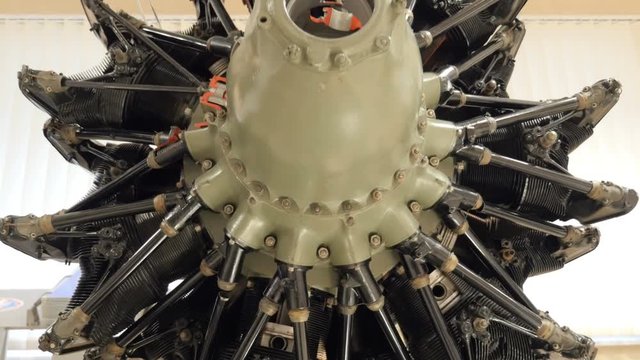 The piston aircraft engine.
