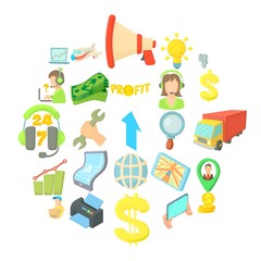 Fiscal icons set. Isometric set of 25 fiscal vector icons for web isolated on white background