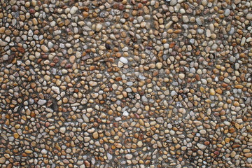 Cement small stone texture